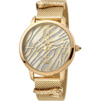 Just Cavalli Just per me Steel Yellow Gold Zebra Glitter