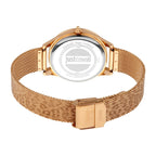 Just Cavalli Steel Rose Gold Leopard Logo