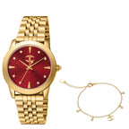Just Cavalli Glam Creazione Yellow Gold Red
