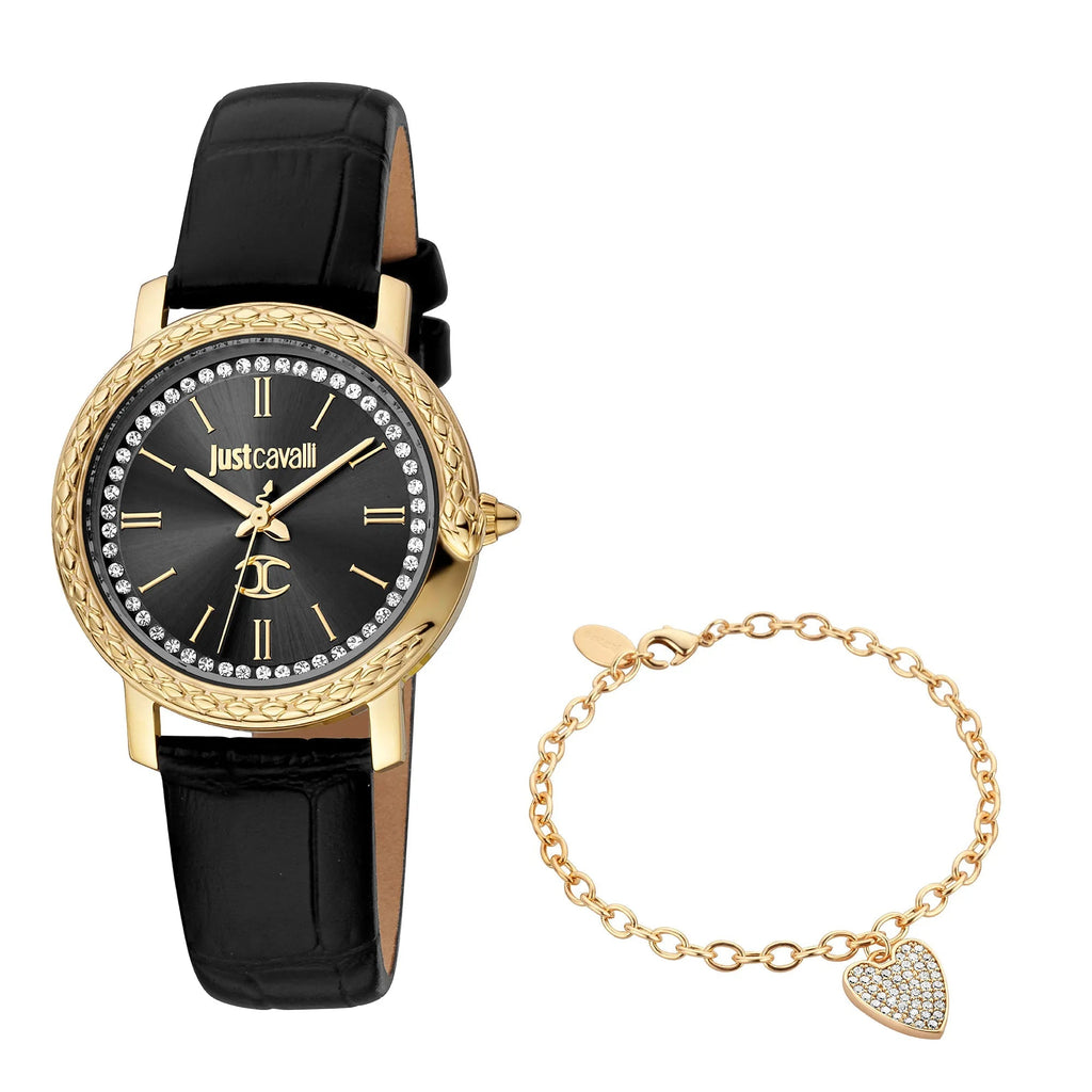 Just Cavalli Donna sempre Yellow Gold Leather