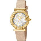 Just Cavalli JC Trama 2 Leather Beige Gold