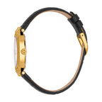 Just Cavalli Luce Leather Black Gold