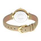 Just Cavalli Maiuscola Leather Beige Gold
