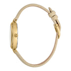 Just Cavalli Maiuscola Leather Beige Gold