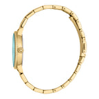 Just Cavalli Miraggio Yellow Gold Turquoise