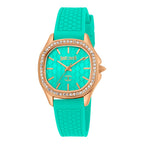 Just Cavalli Quadro Silicon RG Turquoise