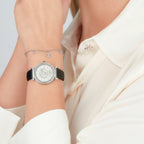 Just Cavalli Varenna Leather Black Silver