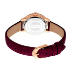 Just Cavalli Neive Leather Red Rose Gold