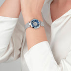 Just Cavalli Modena Mesh Silver Blu