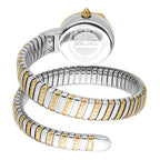 Just Cavalli Cerchio Snake Two Tones YG Silver Grey