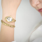 Just Cavalli Twined Yellow Gold MOP