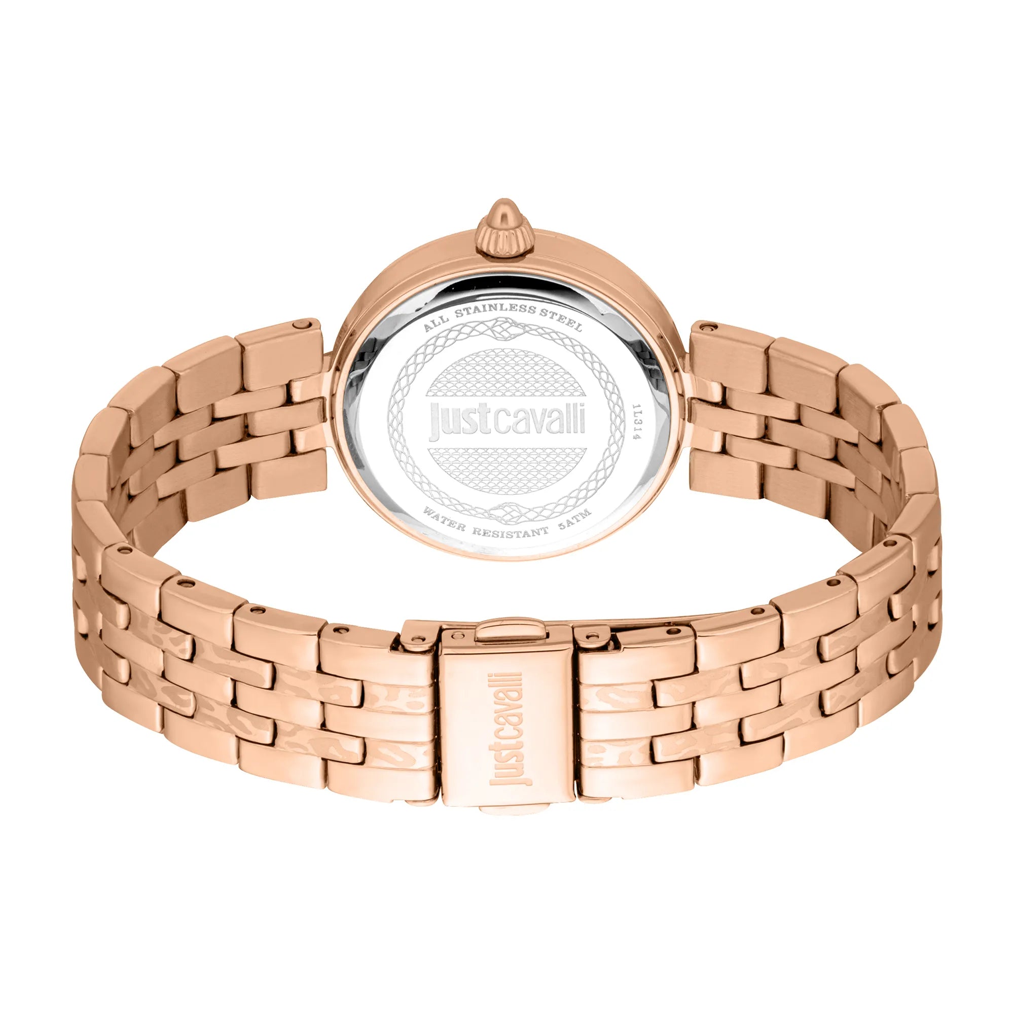 Just Cavalli Preziosa Rose Gold Olive Green