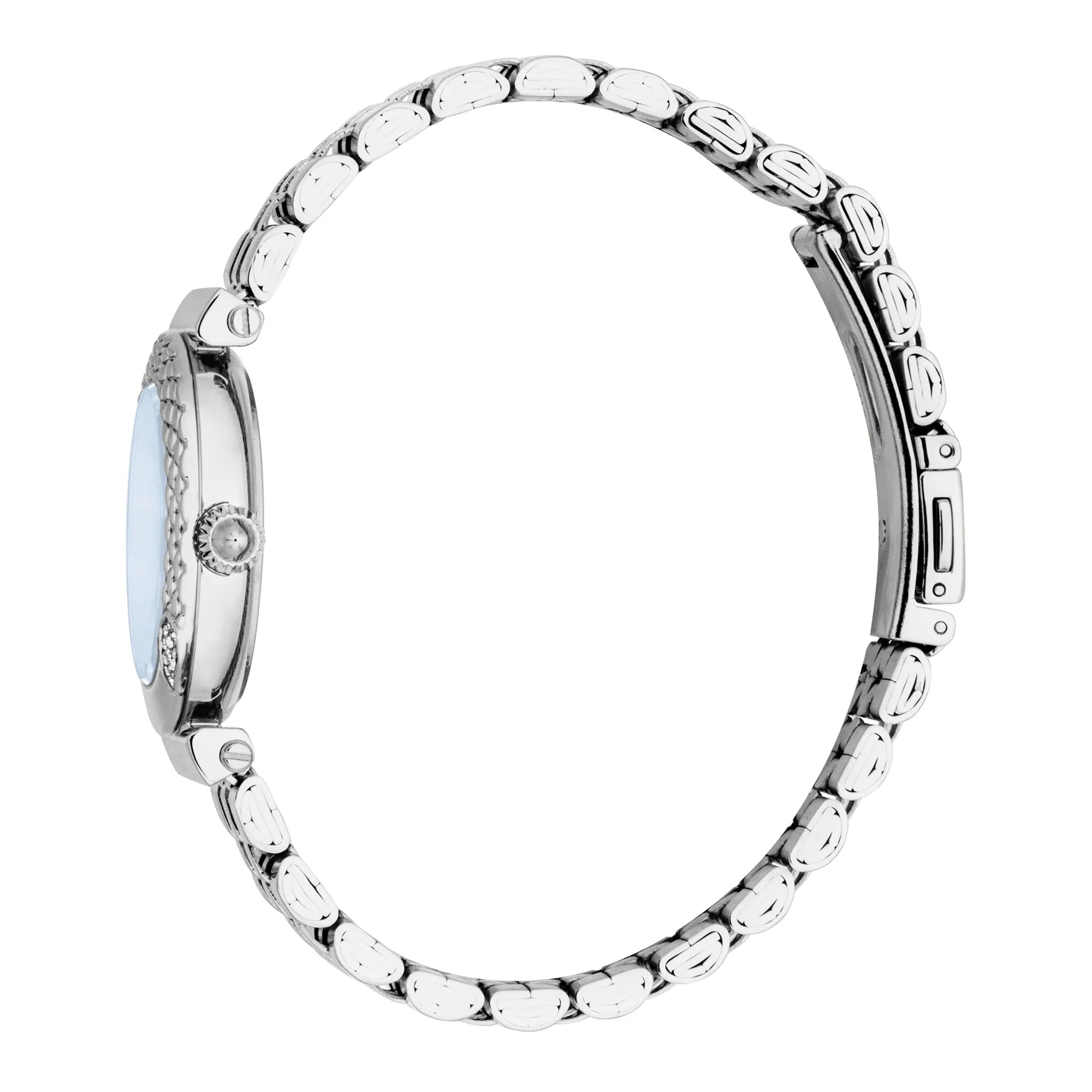 Just Cavalli Mistero Snake Silver Blue