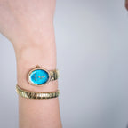 Just Cavalli Velina Yellow Gold Turquoise