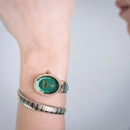 Just Cavalli Velina Silver Yellow Gold Green