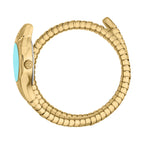 Just Cavalli Fiore Yellow Gold Turquoise