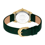 Just Cavalli Sublime Animalier Leather Green Yellow Gold