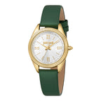 Just Cavalli Amabile Leather Green Silver
