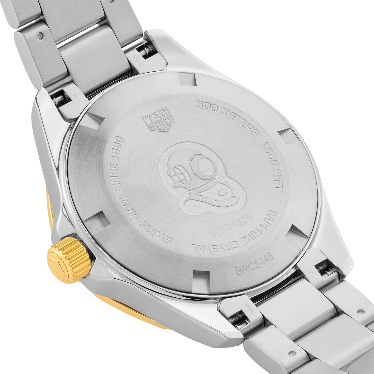 Tag Heuer Aquaracer Gold Plated And Stainless Steel Ladies Watch
