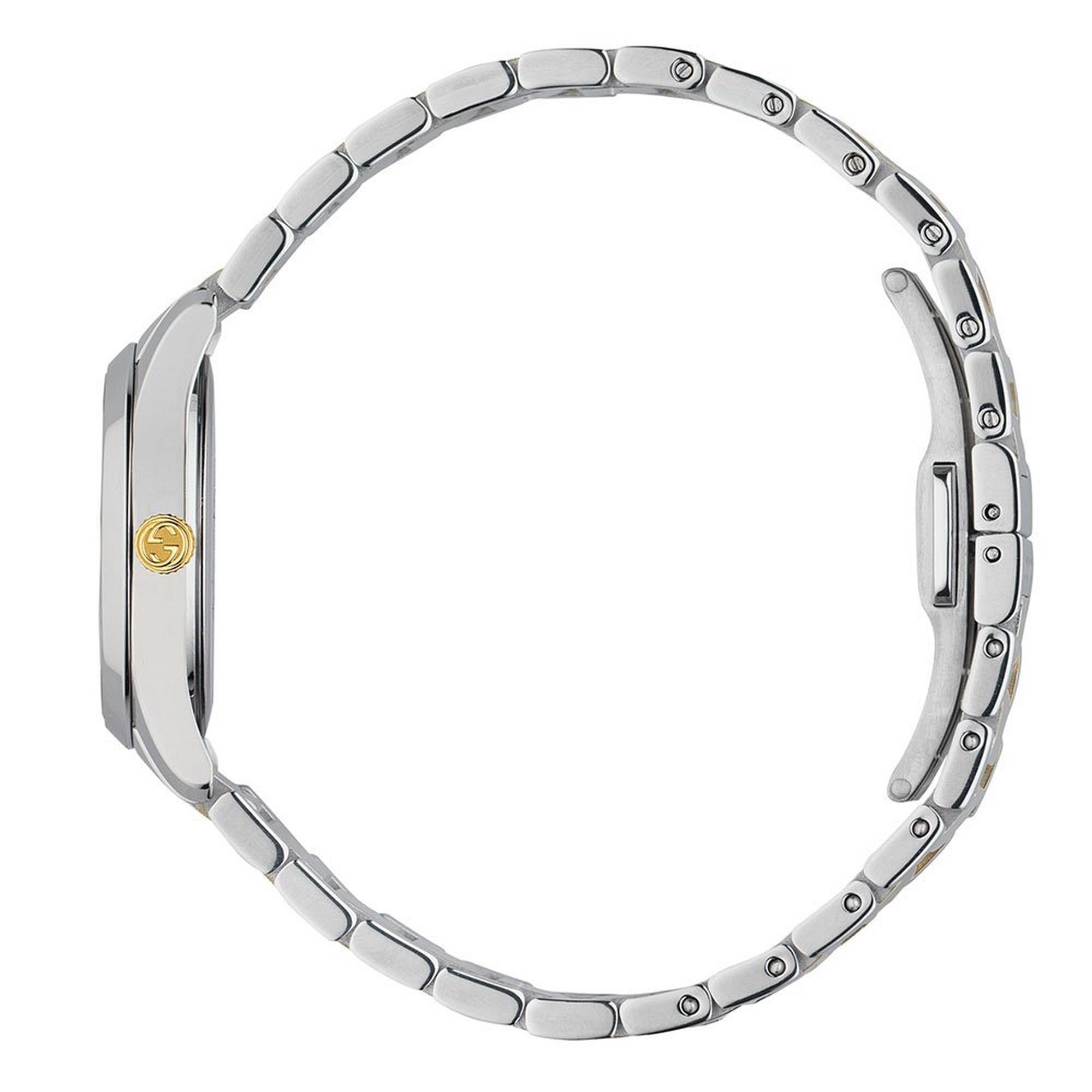 Gucci G Timeless Mystic Cat Steel And Gold Pvd Ladies Watch Ya126596