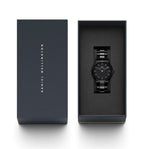 Daniel Wellington Mens Black Iconic Link Ceramic Watch Dw00100414