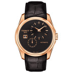Tissot Mens Couturier Small Second Rose Gold T Classic Automatic Watch Couturier Powermatic 80 Date Purple Rose Gold