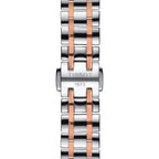 Tissot Ladies Automatic Watch Chemin Des Tourelles Powermatic 80 Two Tone Rose Helvetic Pride T0992072211802