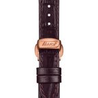 Tissot Ladies Watch Heritage Porto Hand Wind White Brown T1285053601200