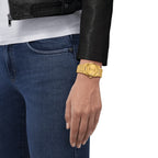 Tissot Prx Powermatic 80 Mens Gold Watch T137 207 33 021 00