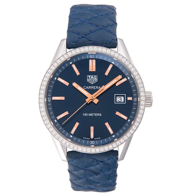 Tag Heuer Carrera Quartz 39mm Watch For Women War1114 Fc6391