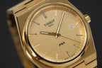 Tissot Mens Watch Prx Yellow Gold T1374103302100