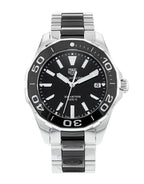 Tag Heuer Aquaracer Stainless Steel And Black Ceramic Ladies Watch