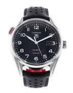 Tag Heuer Heuer Black Stainless Steel Carrera Drive Time Watch For Men War2a10 Fc6337
