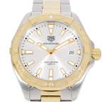 Tag Heuer Aquaracer Silver Dial Two Tone Steel Strap Watch For Women WBD1120 BB0930