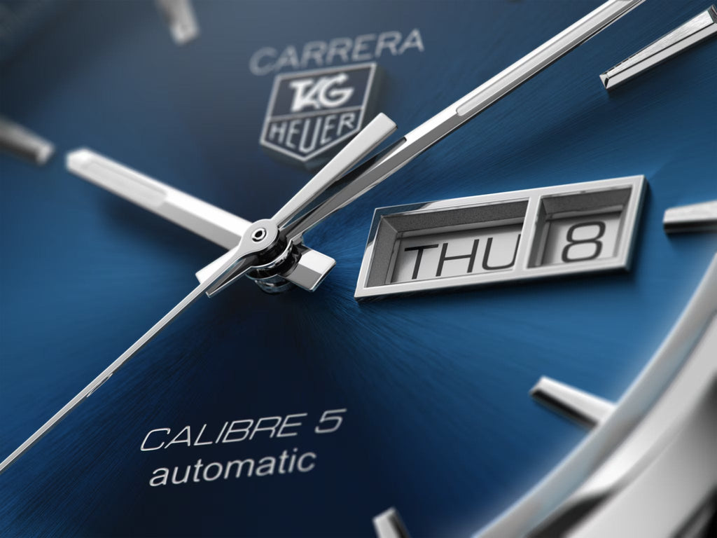 TAG Heuer Carrera Calibre 5 Men's Blue Dial Watch WAR201E.BA0723