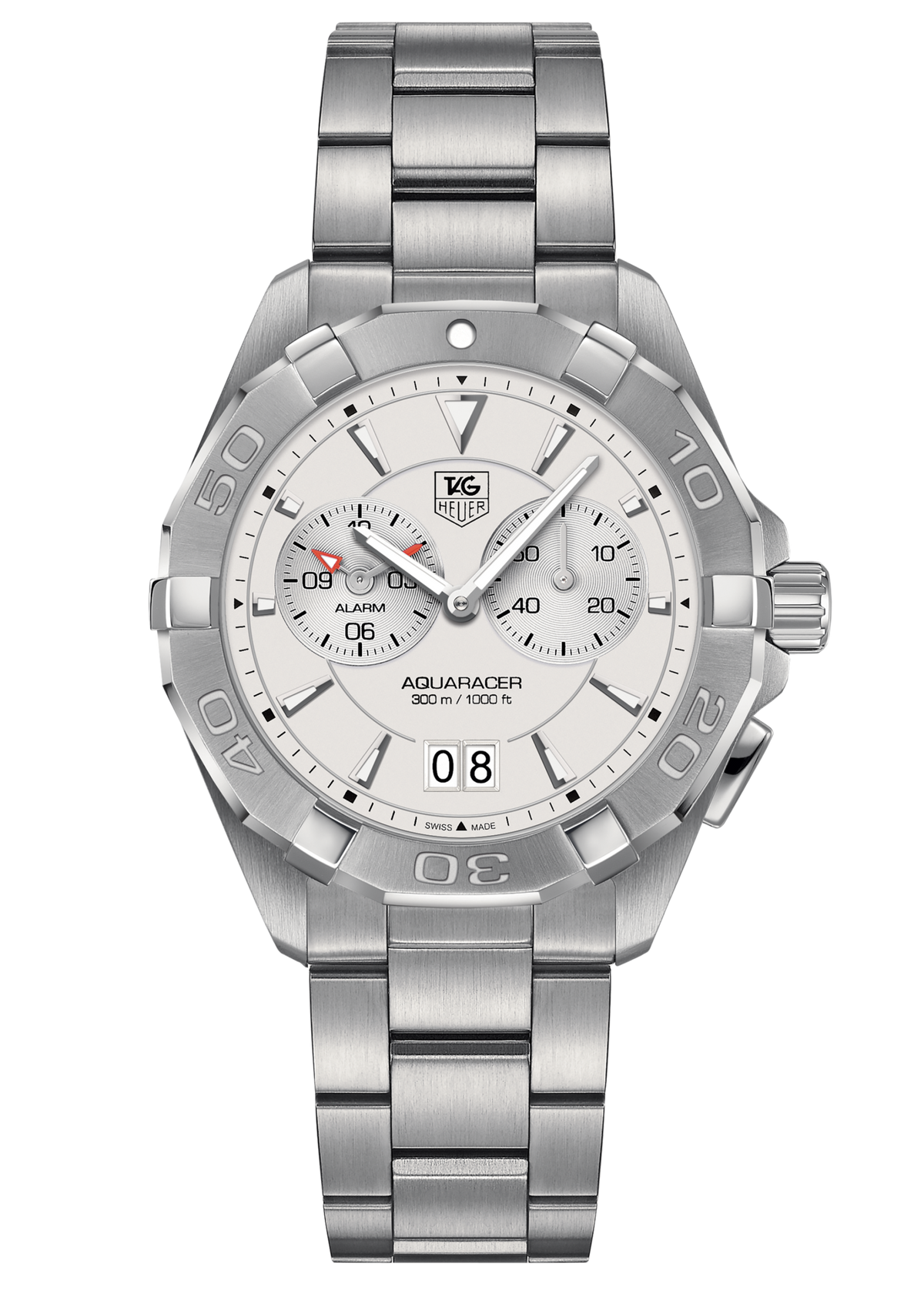 Tag Heuer Aquaracer White Dial Watch For Men WAY111Y BA0928