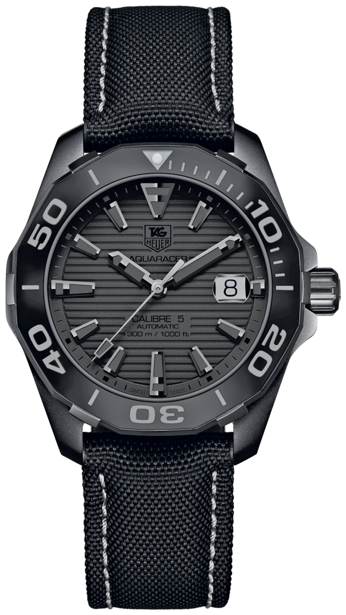 Tag Heuer Aquaracer Black Dial Watch For Men WAY218B FC6364
