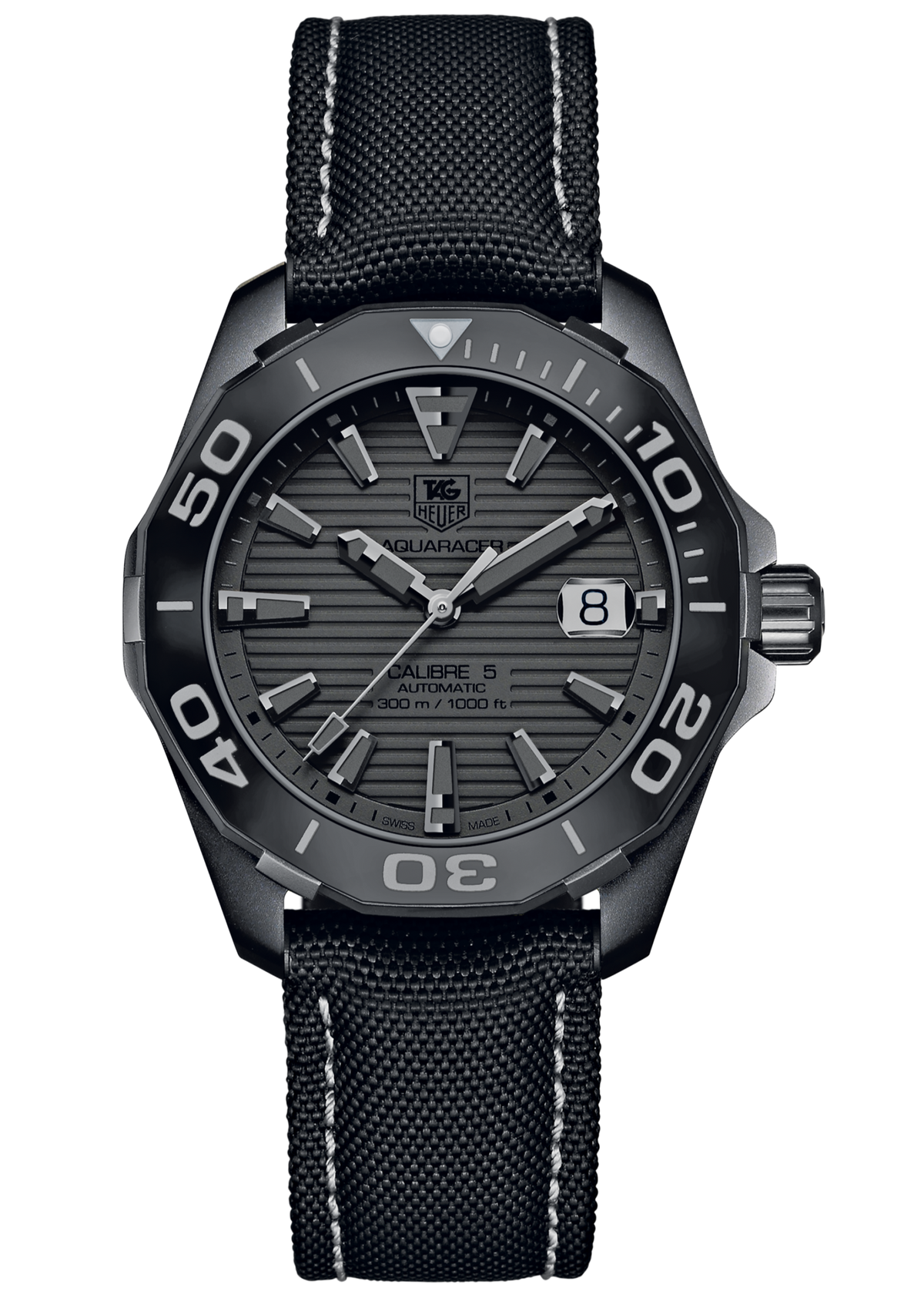Tag Heuer Aquaracer Black Dial Watch For Men WAY218B FC6364