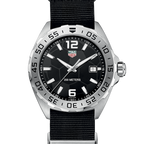 Tag Heuer Formula 1 Quartz Black Dial Black Nato Strap Watch For Men Waz1015 Fc8198