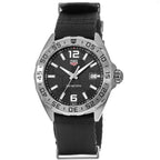 Tag Heuer Formula 1 Quartz Black Dial Black Nato Strap Watch For Men Waz1015 Fc8198
