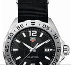 Tag Heuer Formula 1 Quartz Black Dial Black Nato Strap Watch For Men Waz1015 Fc8198