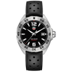 Tag Heuer Formula 1 Quartz Black Dial Black Rubber Strap Watch For Men Waz1112 Ft8023