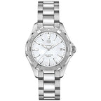 Tag Heuer Aquaracer Mother Of Pearl Dial Silver Steel Strap Watch For Women WBD131A BA0748