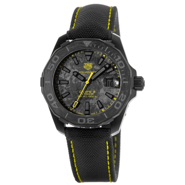 Tag Heuer Aquaracer Carbon Dial Watch For Men WBD218B FC6446