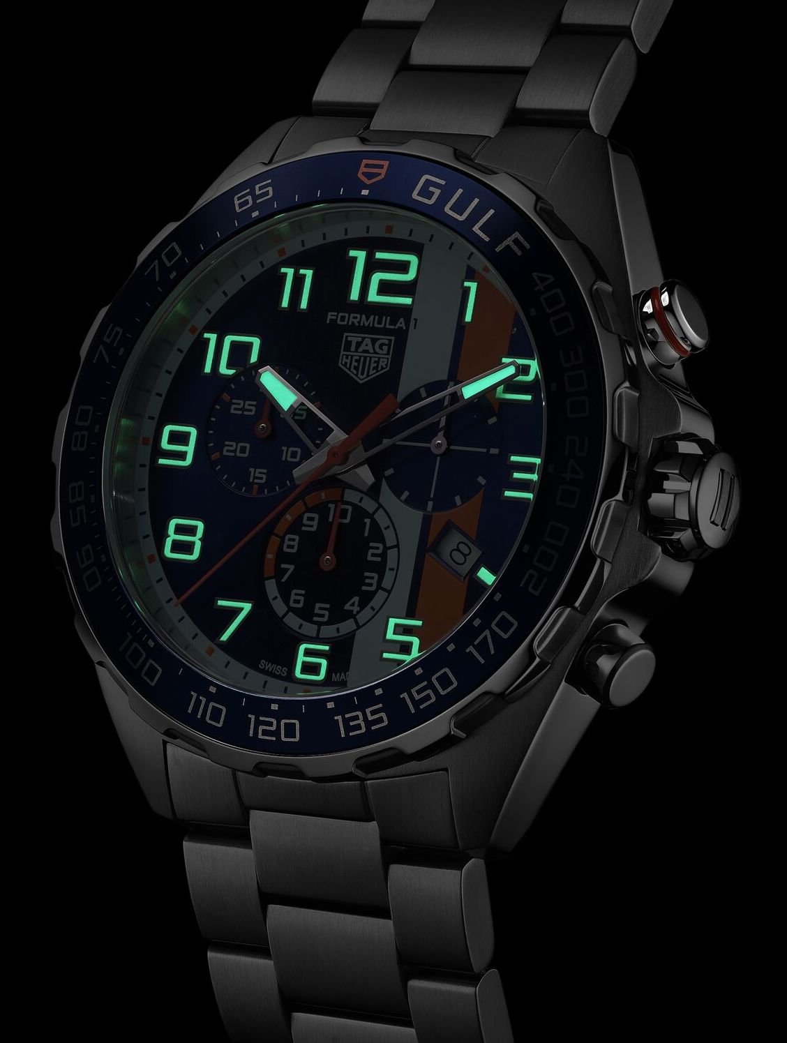 Tag Heuer Watch Formula 1 Chronograph Gulf Caz101at Ba0842