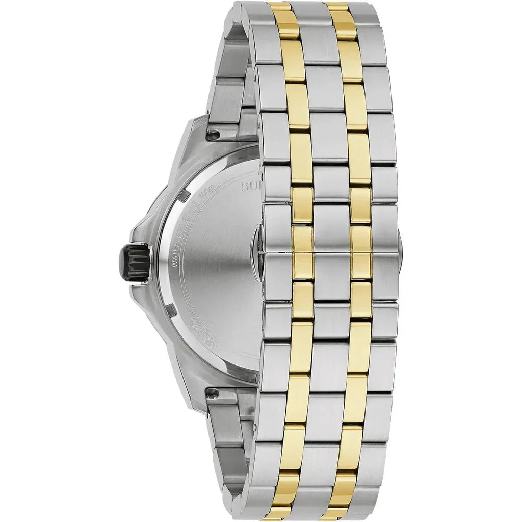 Bulova Marine Star Mens Two Tone Watch 98d175