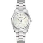 Bulova Surveyor Ladies Mother Of Pearl Watch 96p228