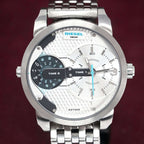 Diesel Dz7305 Men S Mini Daddy Silver Watch