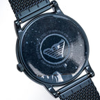 Emporio Armani Ar11025 Men S Luigi Blue Pvd Watch
