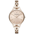 Emporio Armani Ar11055 Ladies Aurora Rose Gold Watch